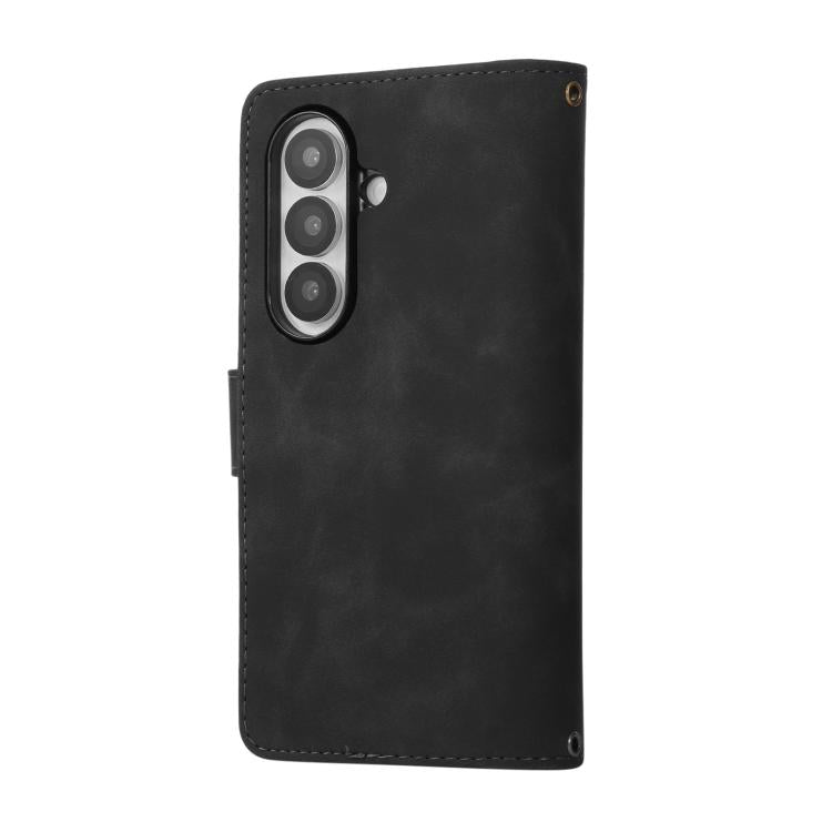 Multifunctional Frosted Zipper Wallet Leather Phone Case