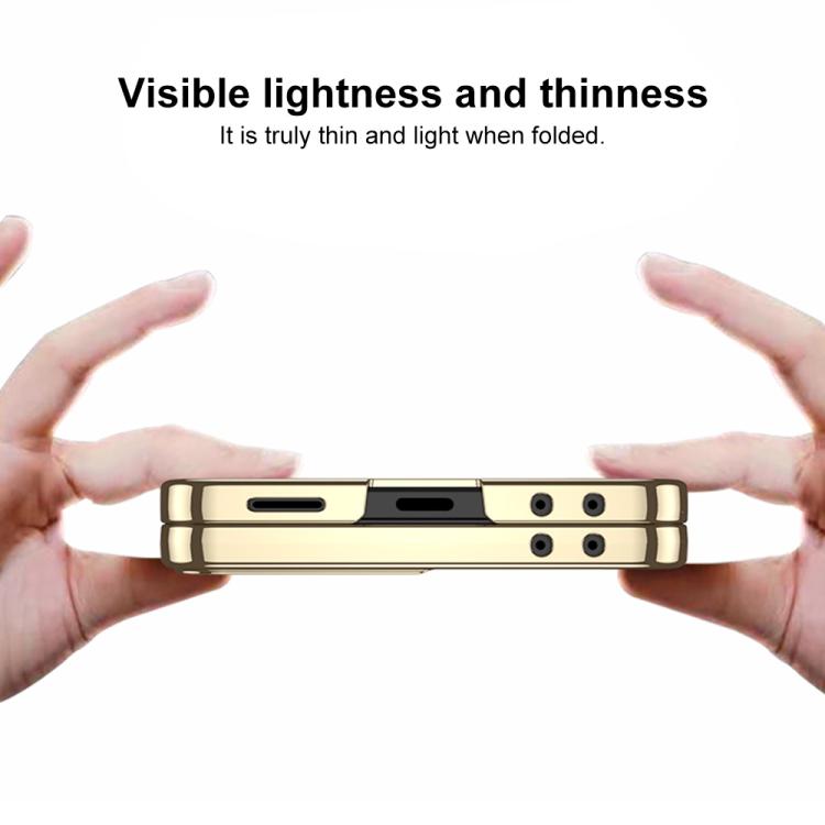 GKK Integrated Electroplating Full Coverage Phone Case with Magnetic Rotating Bracket