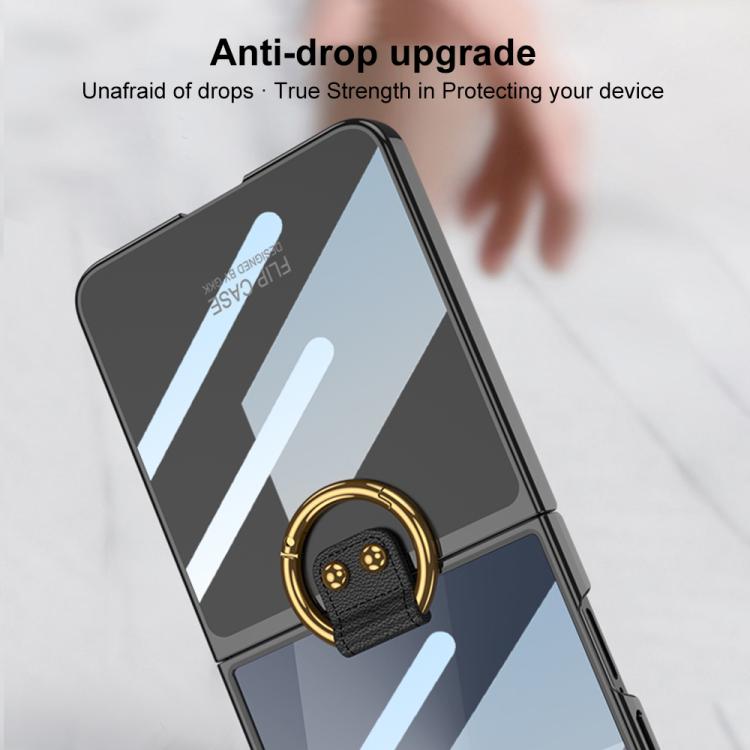 GKK Integrated Electroplating Phantom Full Coverage Phone Case with Ring