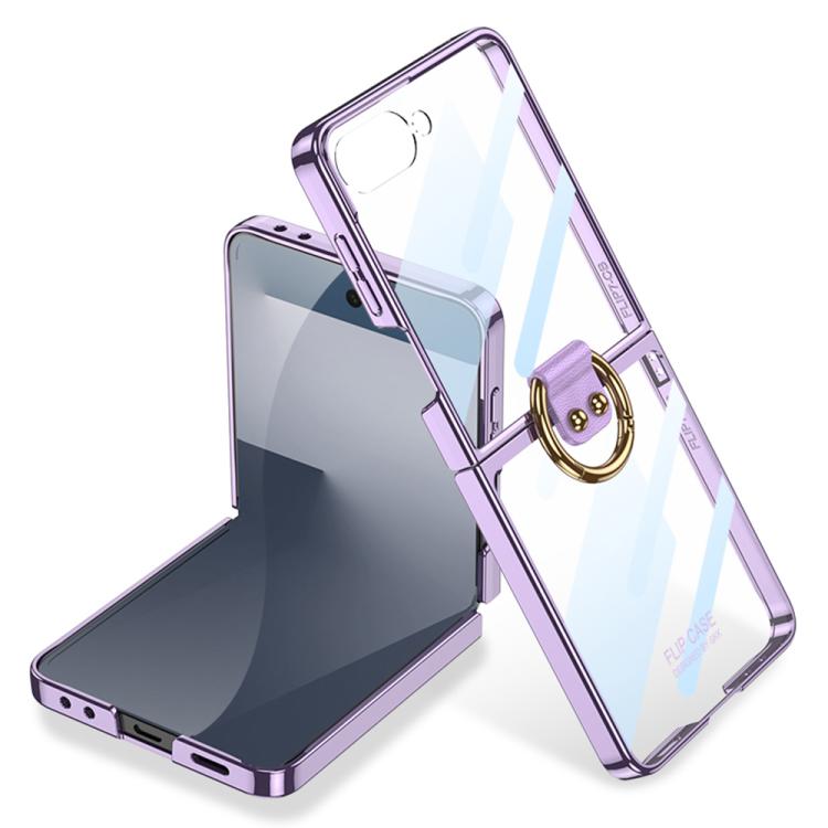 GKK Integrated Electroplating Phantom Full Coverage Phone Case with Ring