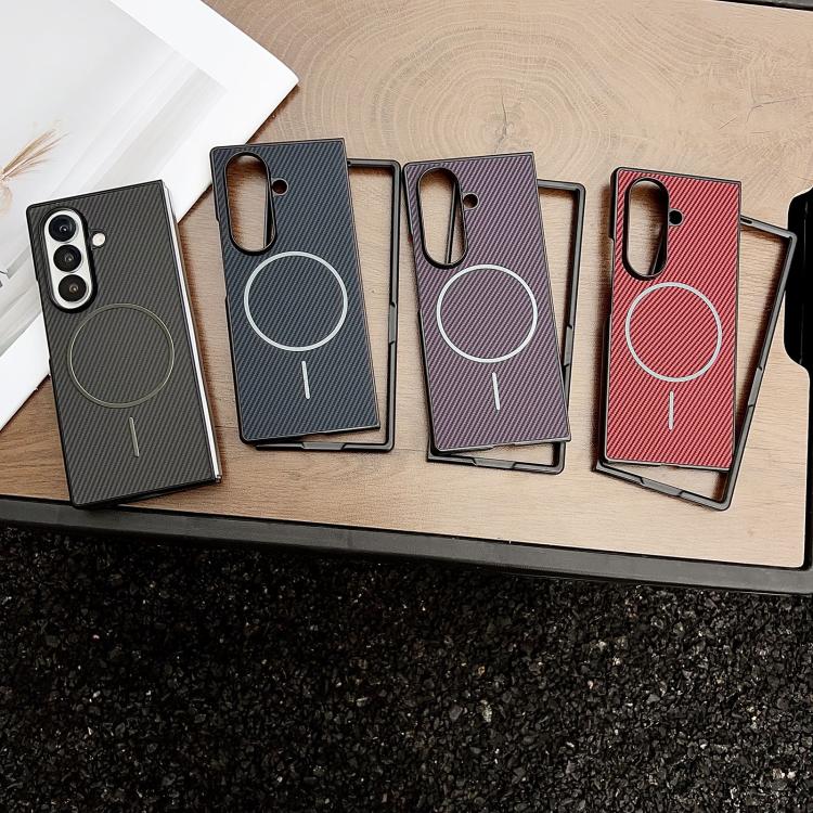 Carbon Fiber Texture MagSafe Phone Case