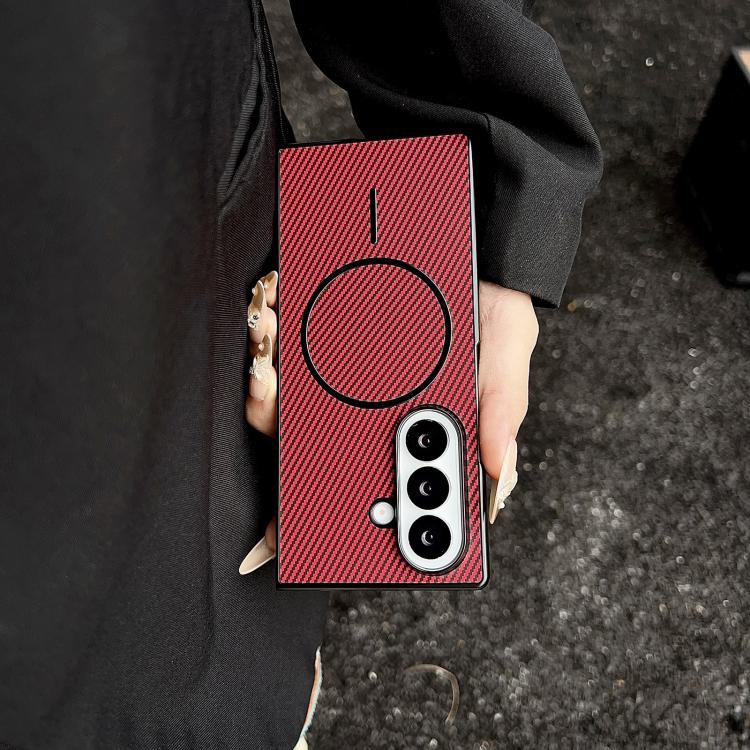 Carbon Fiber Texture MagSafe Phone Case