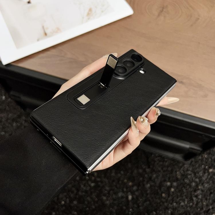 Crazy Horse Texture Magnetic Phone Case with Holder