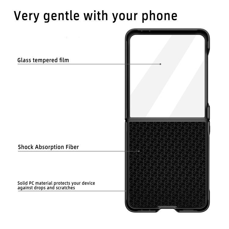 Integrated Invisible Bracket CD Texture Magnetic Litchi Skin Pasting Phone Case