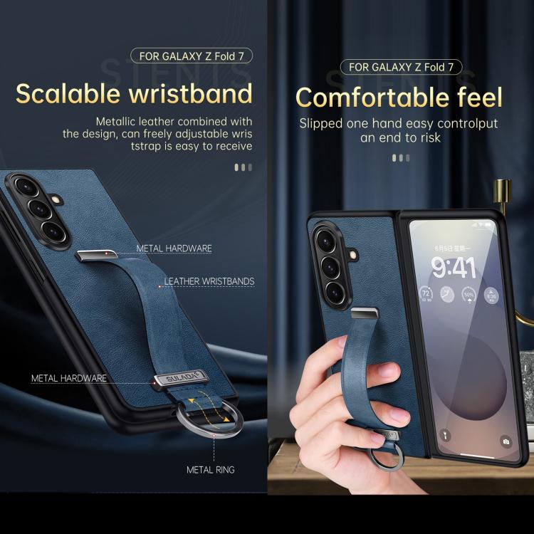 SULADA PC Hybrid Leather Texture Skin Feel Shockproof Phone Case