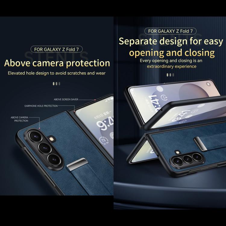SULADA PC Hybrid Leather Texture Skin Feel Shockproof Phone Case