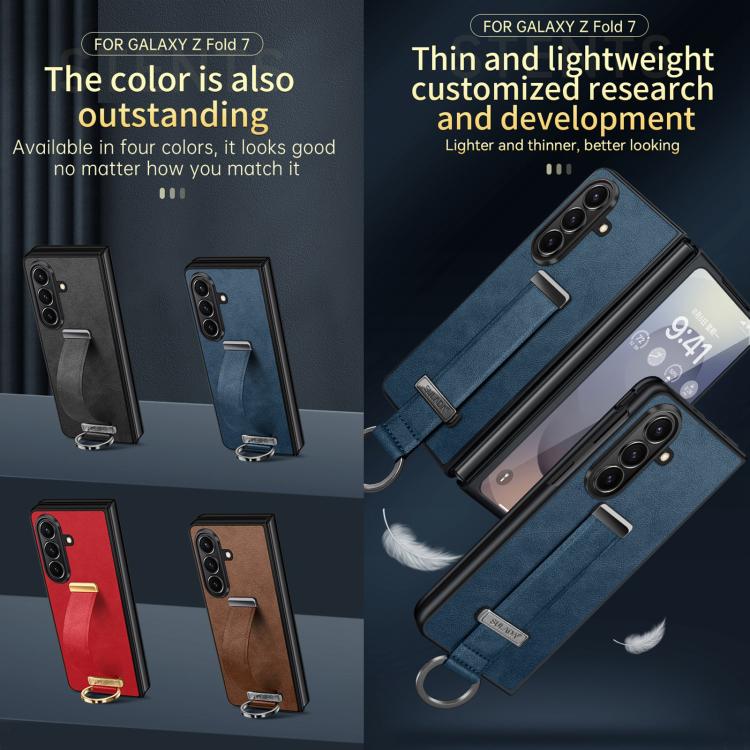 SULADA PC Hybrid Leather Texture Skin Feel Shockproof Phone Case
