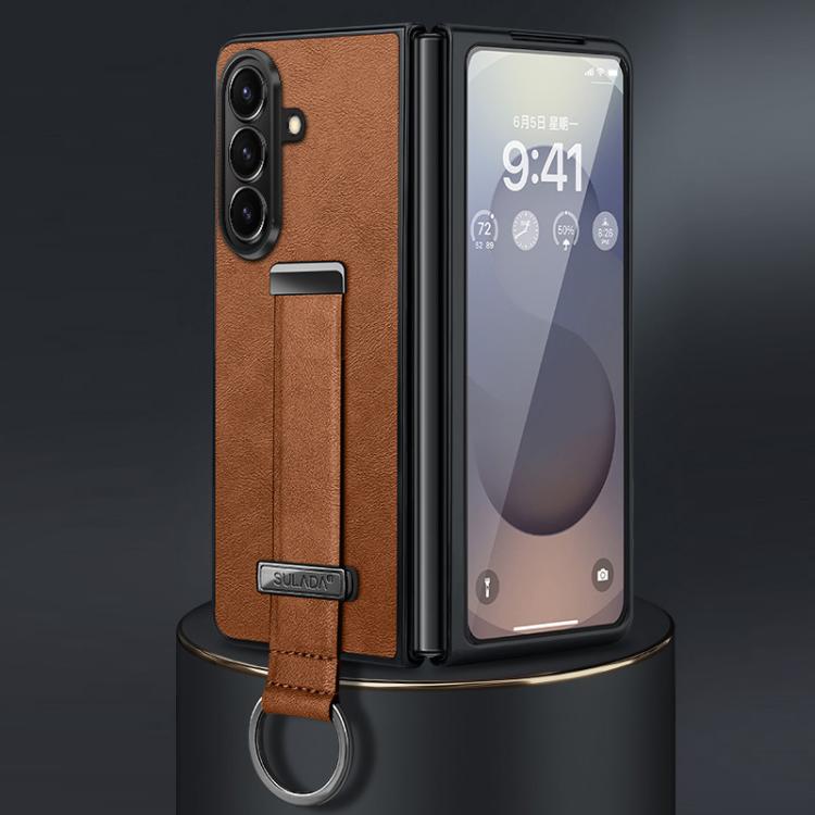 SULADA PC Hybrid Leather Texture Skin Feel Shockproof Phone Case
