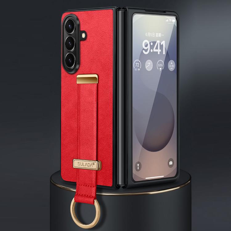SULADA PC Hybrid Leather Texture Skin Feel Shockproof Phone Case
