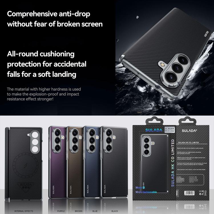 SULADA 600D Kevlar Texture PC Shockproof Phone Case