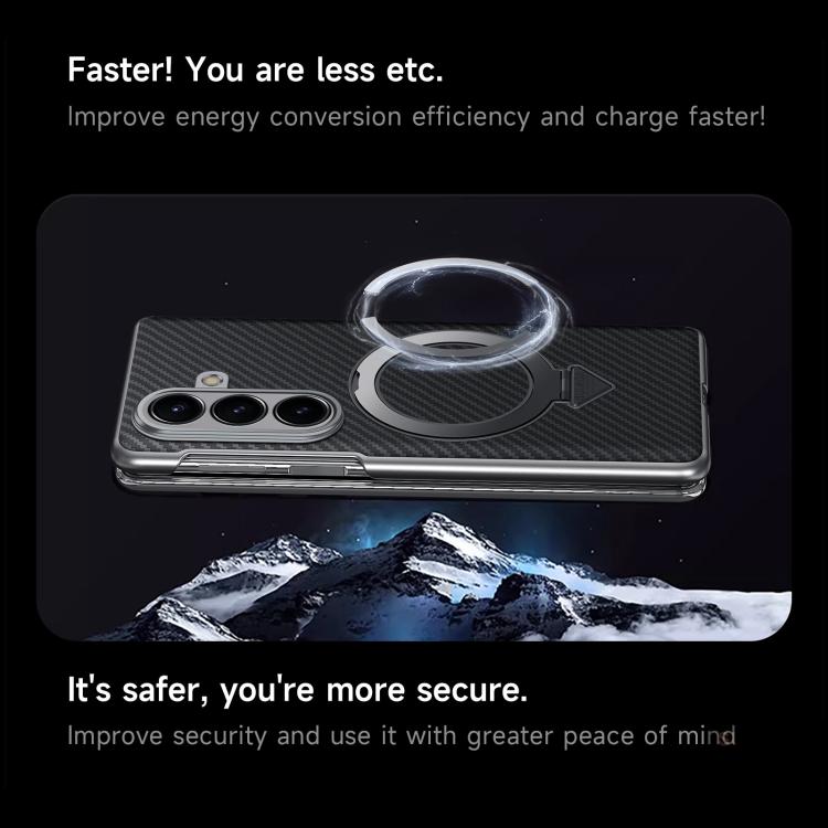 SULADA Kevlar Texture MagSafe Magnetic Holder Phone Case