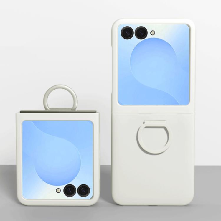 Large Window Ring Holder Skin Feel PC Phone Case