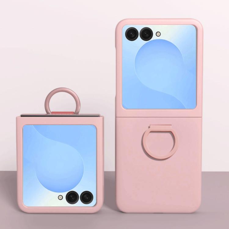 Large Window Ring Holder Skin Feel PC Phone Case