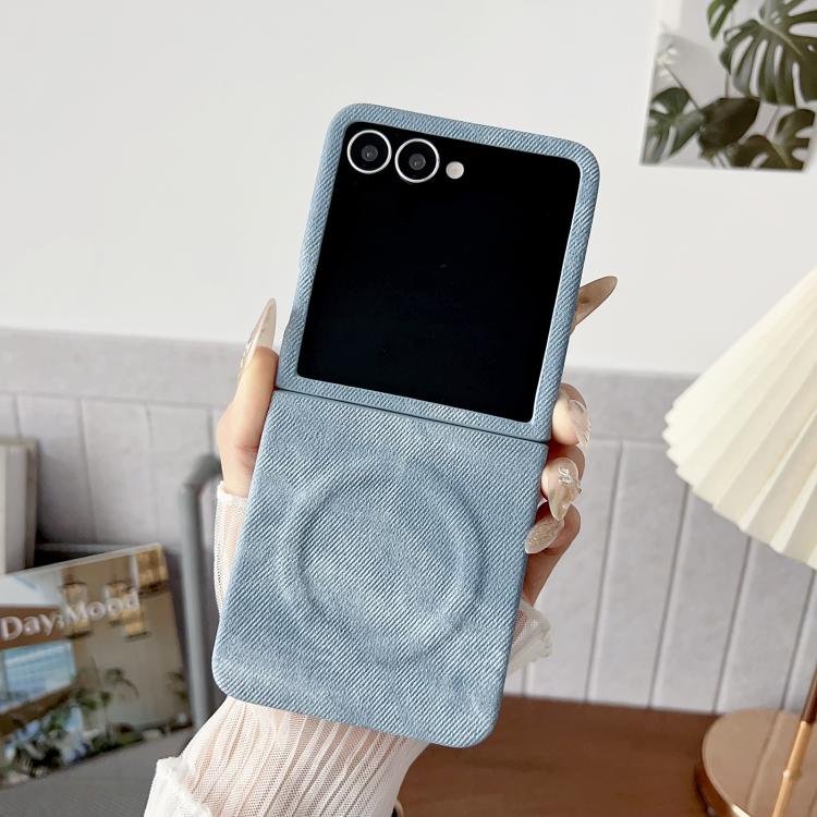 Denim MagSafe Magnetic PC + PU Phone Case