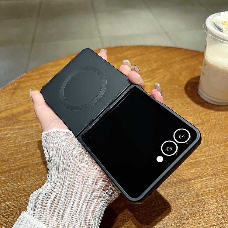 Solid Color Liquid Silicone MagSafe Magnetic Phone Case