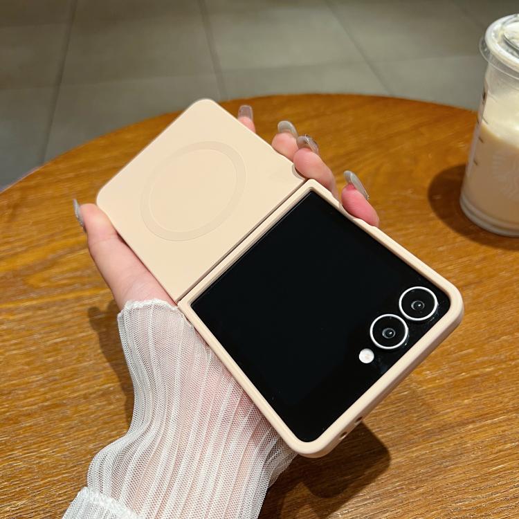 Solid Color Liquid Silicone MagSafe Magnetic Phone Case