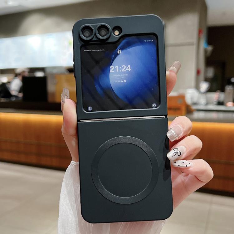 Solid Color Liquid Silicone MagSafe Magnetic Phone Case