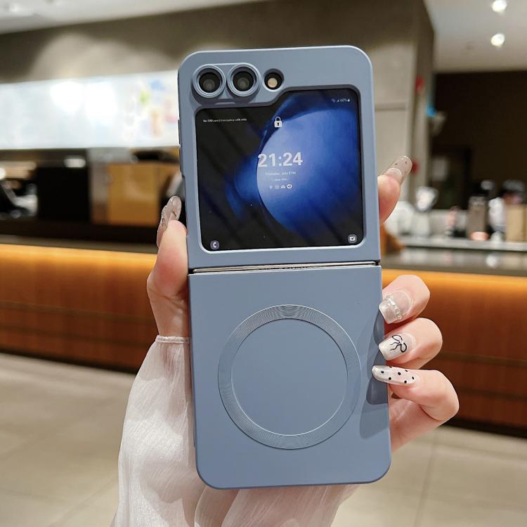 Solid Color Liquid Silicone MagSafe Magnetic Phone Case