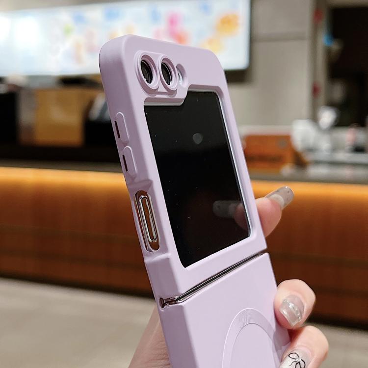 Solid Color Liquid Silicone MagSafe Magnetic Phone Case