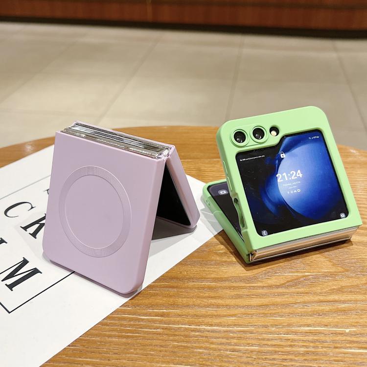 Solid Color Liquid Silicone MagSafe Magnetic Phone Case