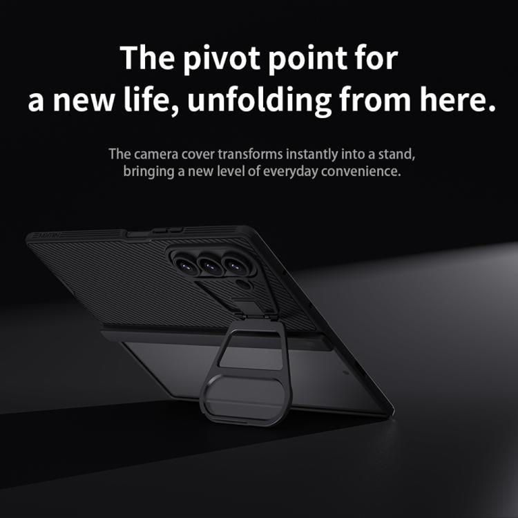 NILLKIN Black Mirror Prop CD Texture Transparent Mirror Cover Phone Case