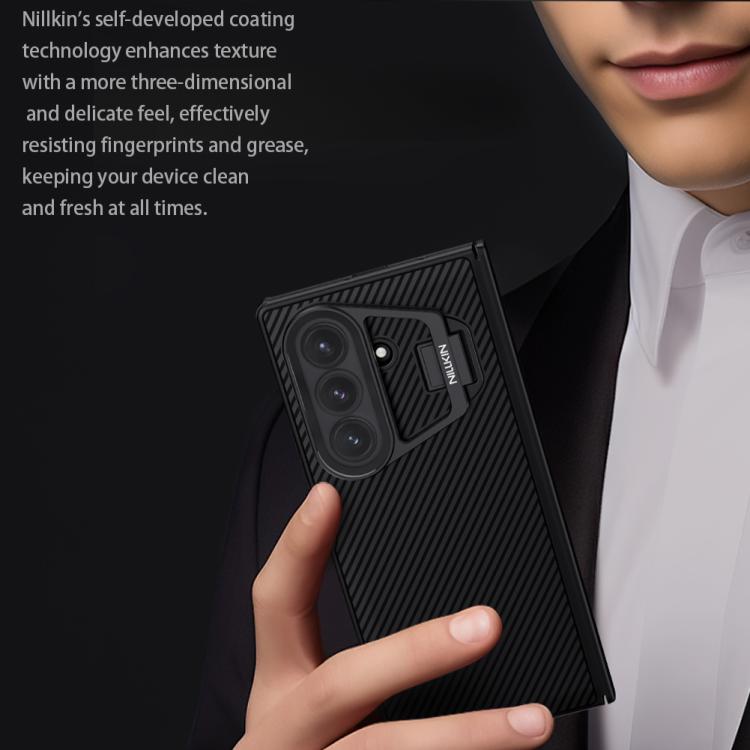 NILLKIN Black Mirror Prop CD Texture Transparent Mirror Cover Phone Case