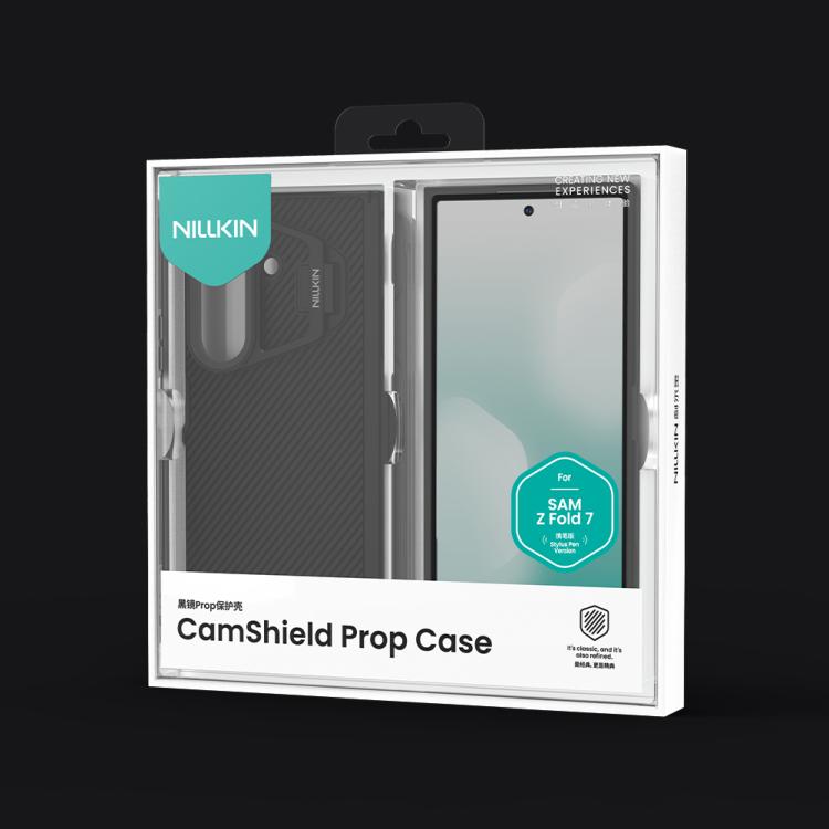 NILLKIN Black Mirror Prop CD Texture Transparent Mirror Cover Phone Case with Stylus