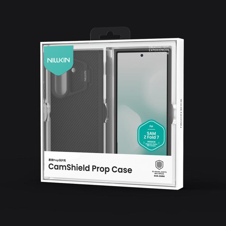 NILLKIN CamShield Prop Texture Transparent Mirror Cover MagSafe Magnetic PC Phone Case with Stylus