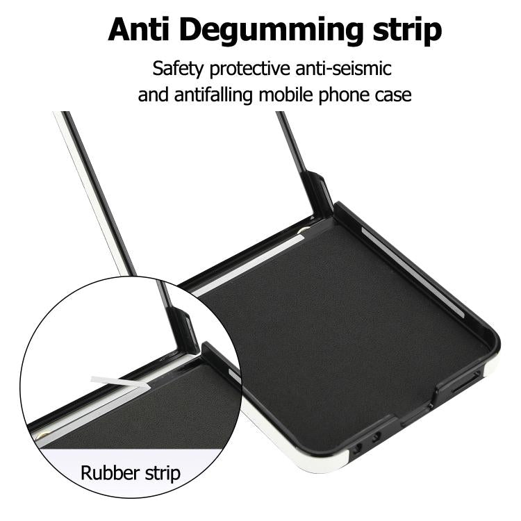 Rhombic Leather Phone Case with Scarf / Bracelet