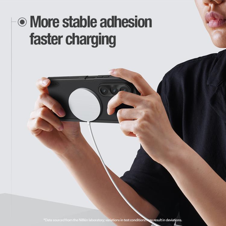 NILLKIN Frosted Fold PC + TPU MagSafe Magnetic Phone Case