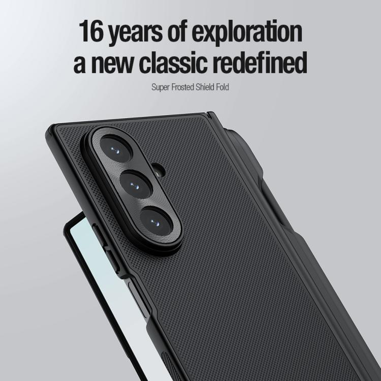 NILLKIN Frosted Fold PC + TPU Phone Case with Stylus
