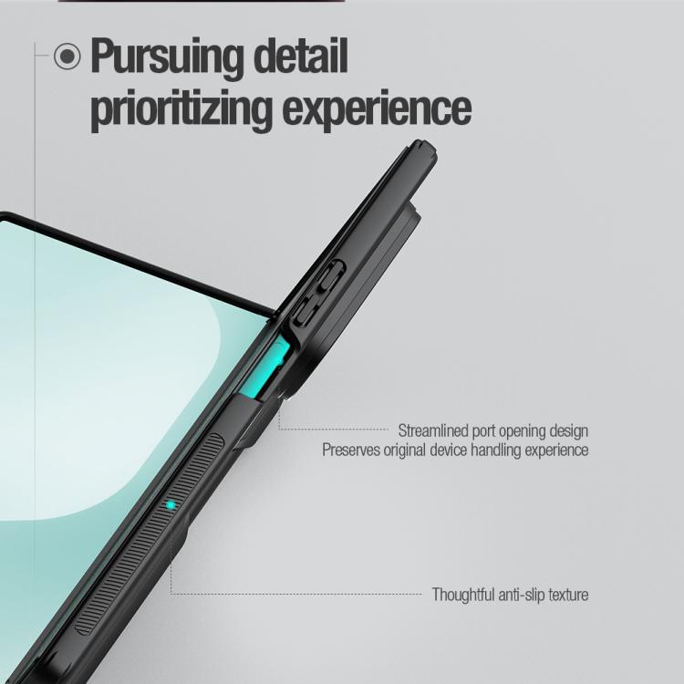NILLKIN Frosted Fold PC + TPU Phone Case with Stylus