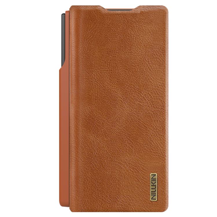 NILLKIN QIN Series Pro Sliding Camera Cover Design Leather Phone Case with Stylus