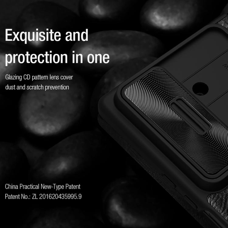 NILLKIN QIN Series Pro Sliding Camera Cover Design Leather Phone Case with Stylus