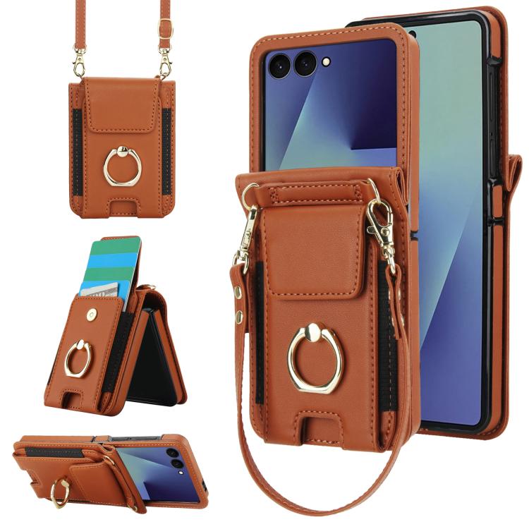 Ring Holder Wallet Card Slot Leather Phone Case