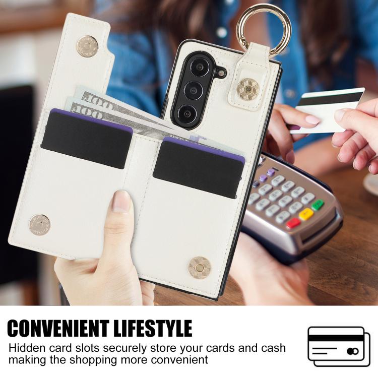 Litchi Texture Double Buckle Leather Phone Case with Pen Slot