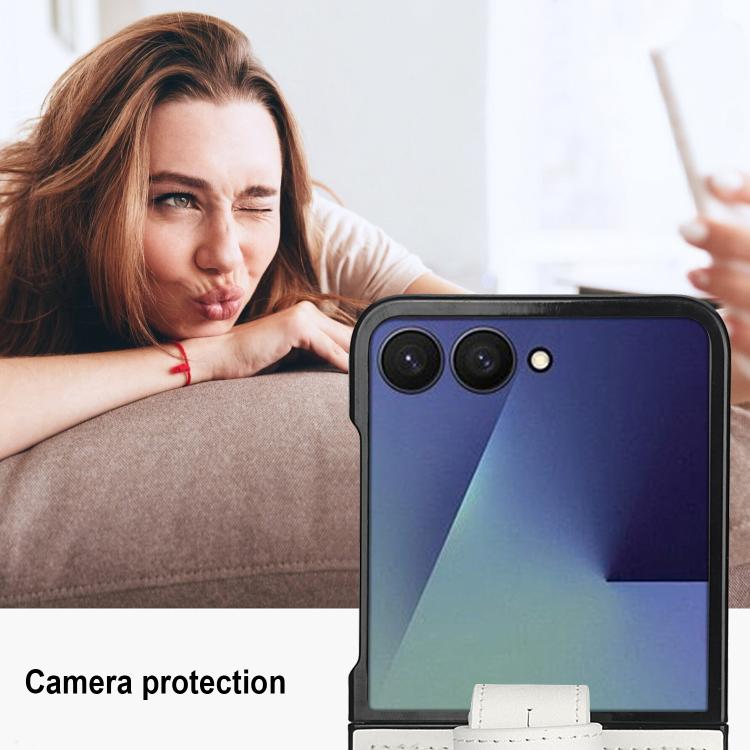 Rhombic Texture Wristband PU Phone Case