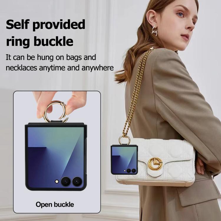 Rhombic Texture Ring Holder PU Phone Case