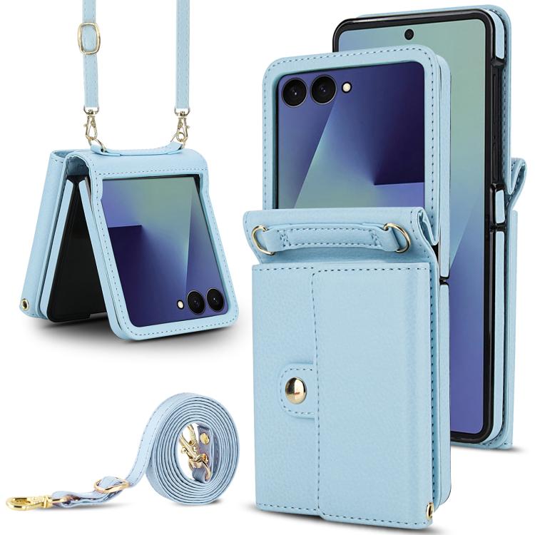 Solid Color Backpack Wallet Card Slot RFID PU Phone Case