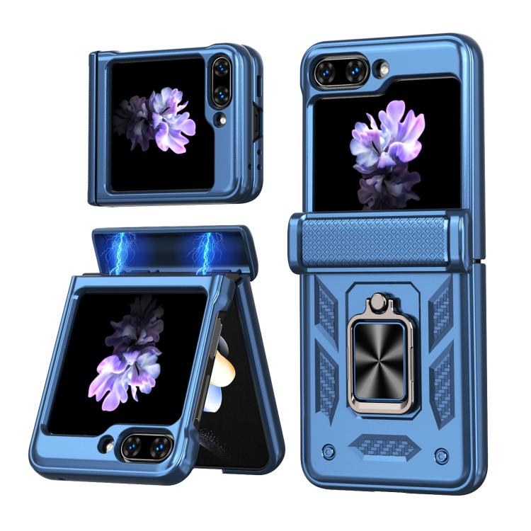 Kalebol Sliding Window Hinge Phone Case with Ring Stand
