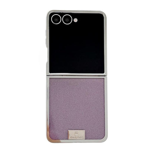 Plating Frame Glitter Paper Nameplate Full Coverage Phone Case