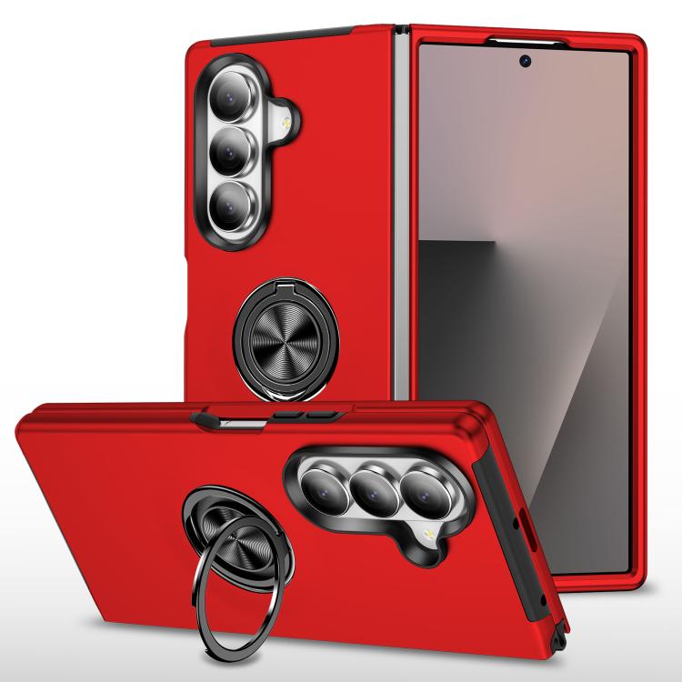 PC + TPU Magnetic Phone Case with Invisible Ring Holder