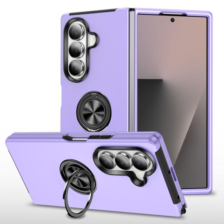 PC + TPU Magnetic Phone Case with Invisible Ring Holder