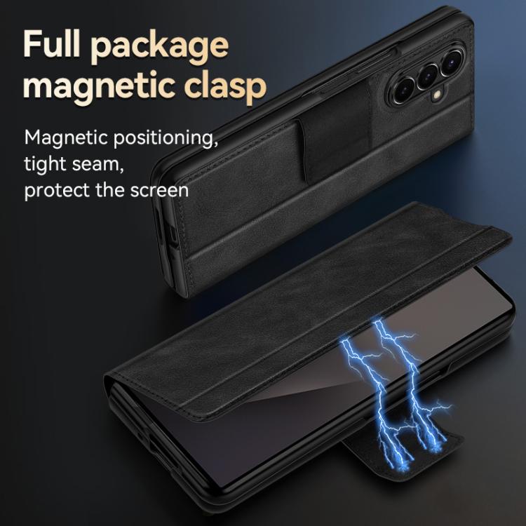 SULADA All-inclusive Magnetic Snap Flip Leather Phone Case