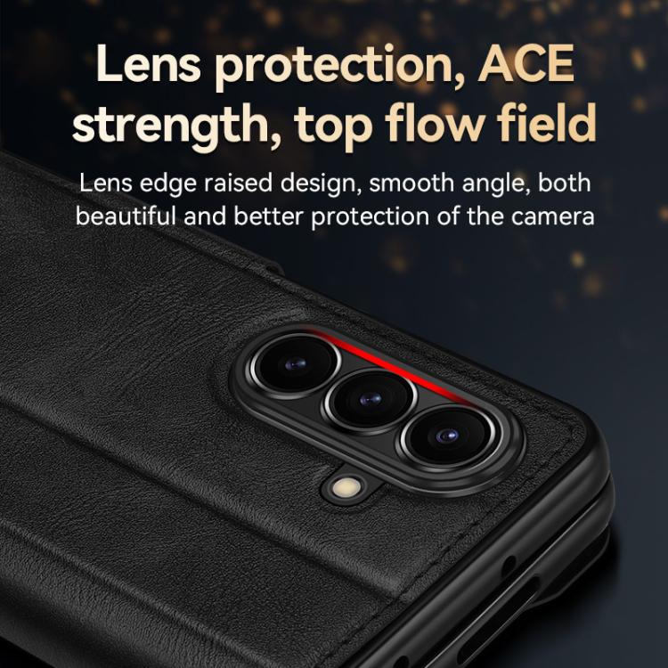 SULADA All-inclusive Magnetic Snap Flip Leather Phone Case
