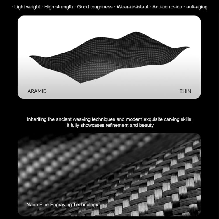 600D Fine Grain Series Carbon Fiber MagSafe Phone Case