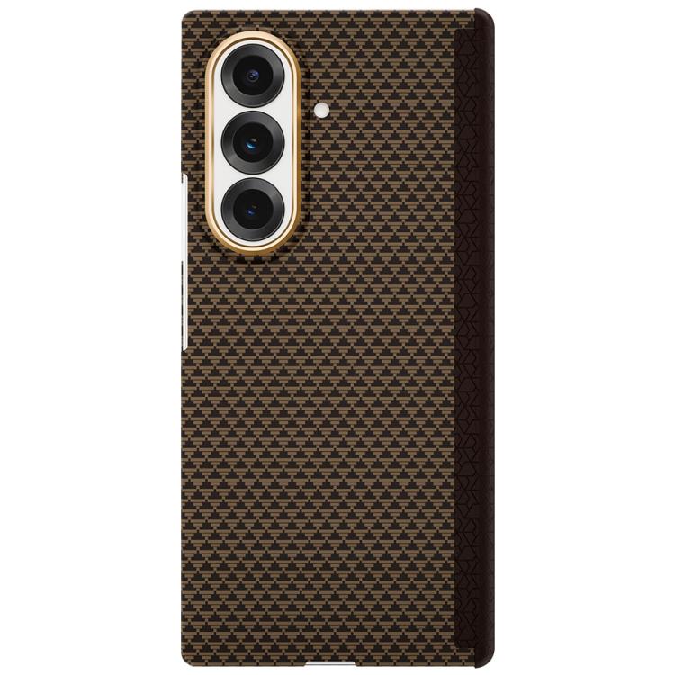 Metal Frame Nanofiber MagSafe Magnetic Center Phone Case