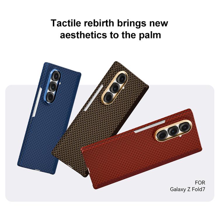 Metal Frame Nanofiber MagSafe Magnetic Center Phone Case