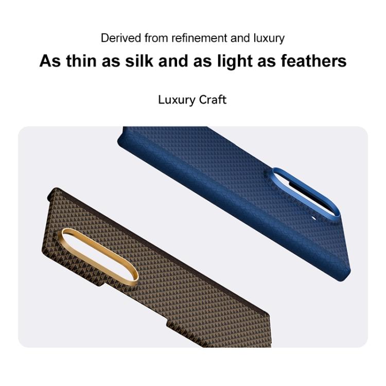 Metal Frame Nanofiber MagSafe Magnetic Center Phone Case