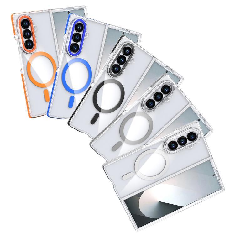 Dual-Color Clear Acrylic Hybrid TPU MagSafe Phone Case